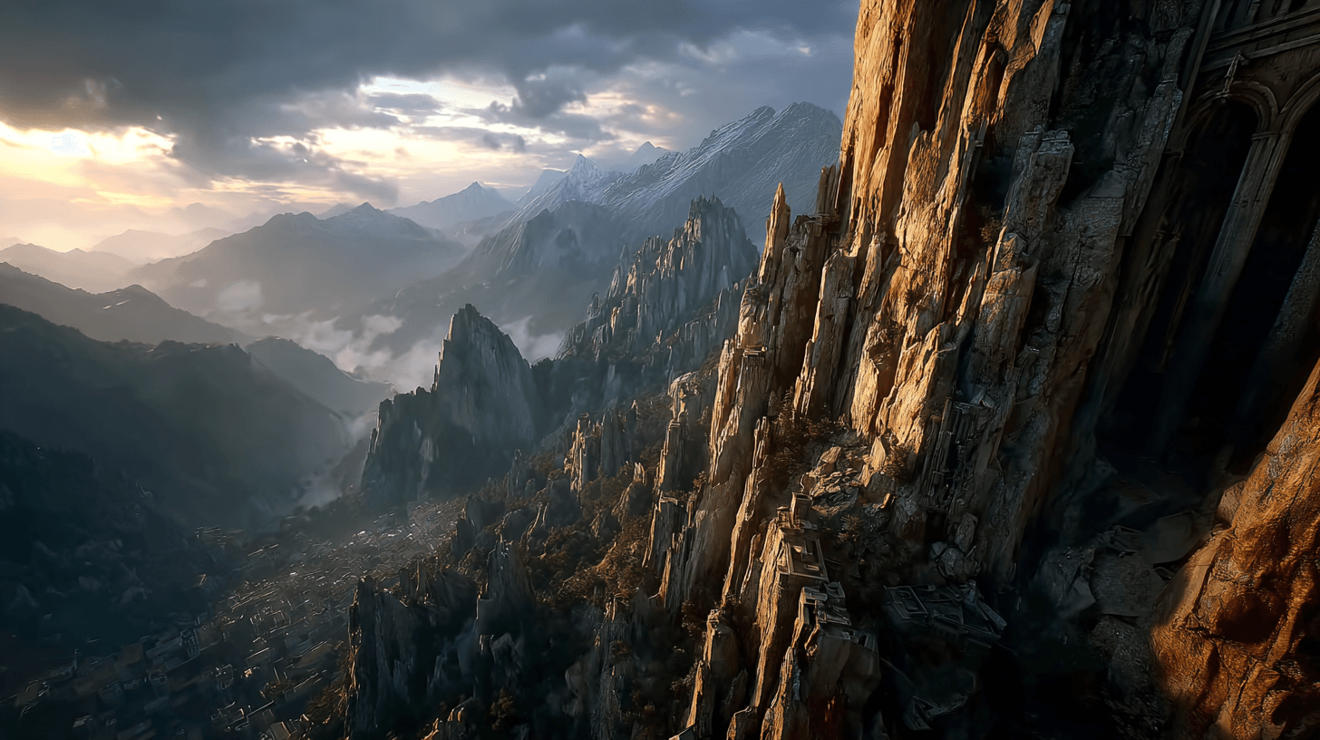 Mountain vista panorama